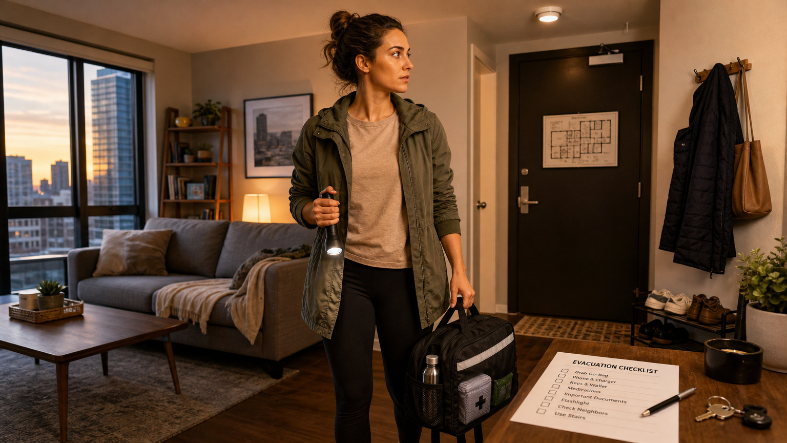Apartment Fire Evacuation Plan for High-Rise Renters
