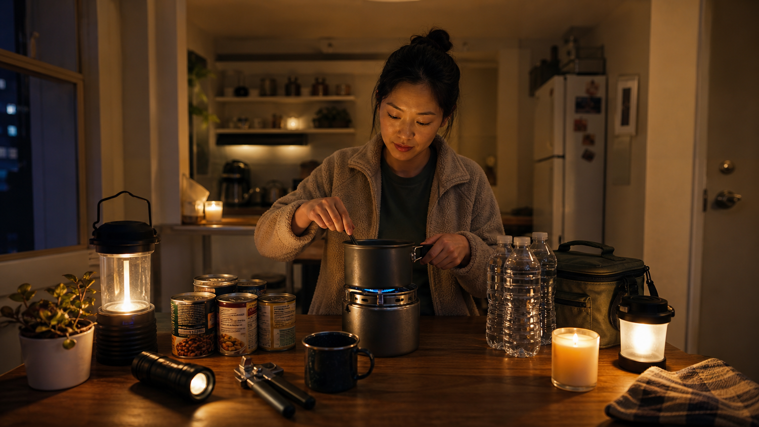 Emergency Cooking Indoors During a Power Outage